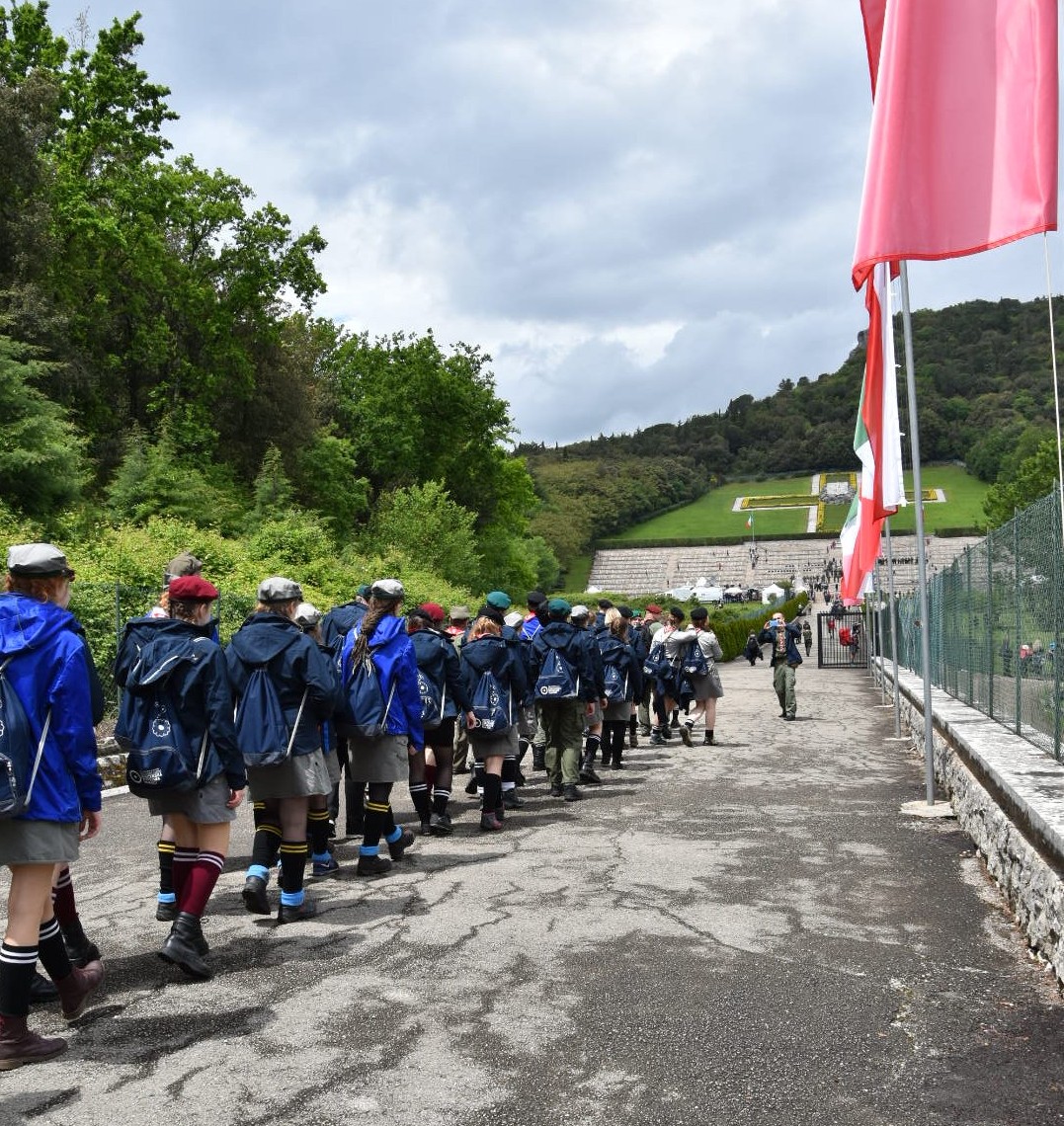 Reprezentacja chorągwi na Harcerskiej Wyprawie Pamięci na Monte Cassino