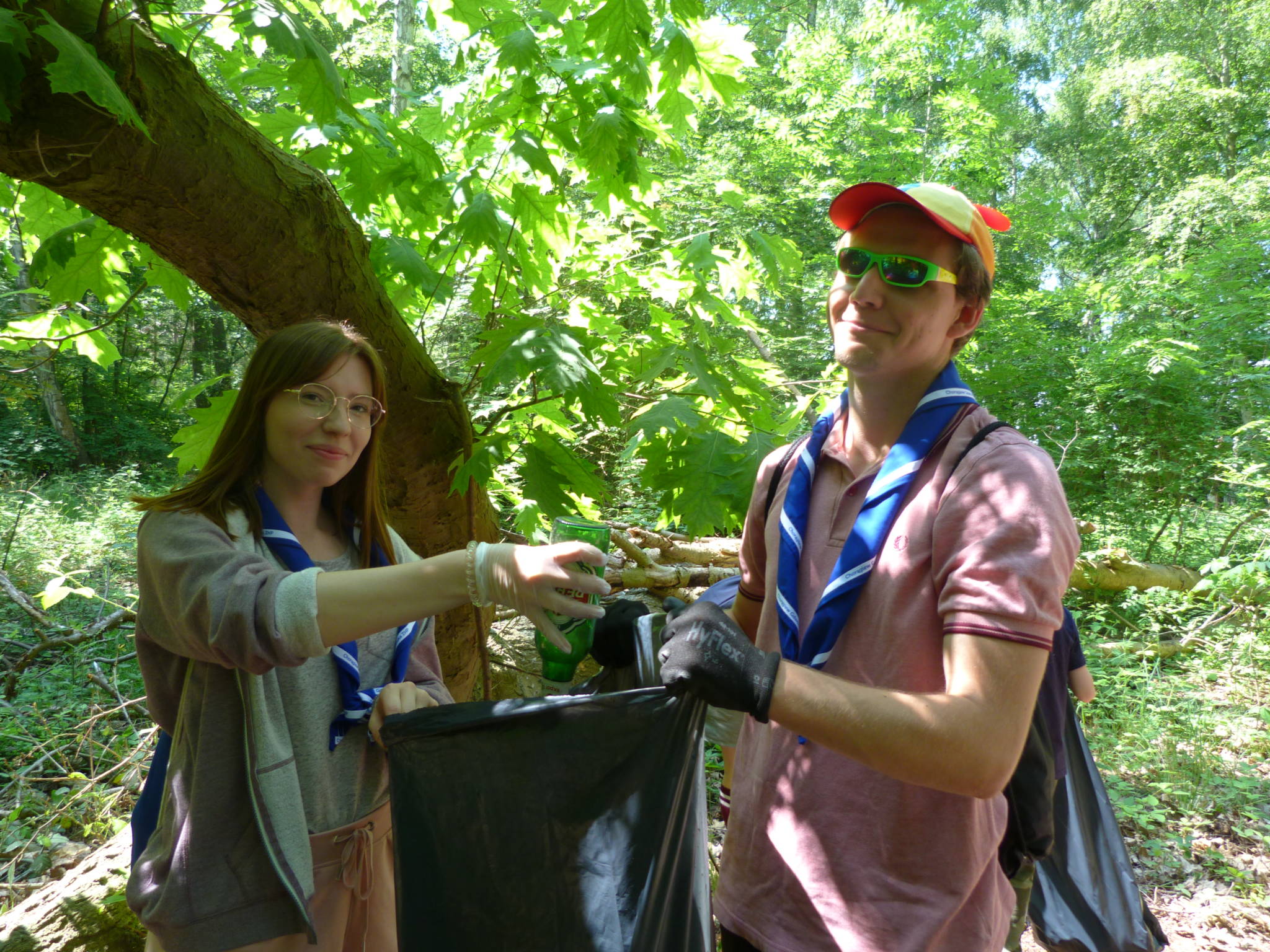 Harcerze z Gdańskiej posprzątali helski las