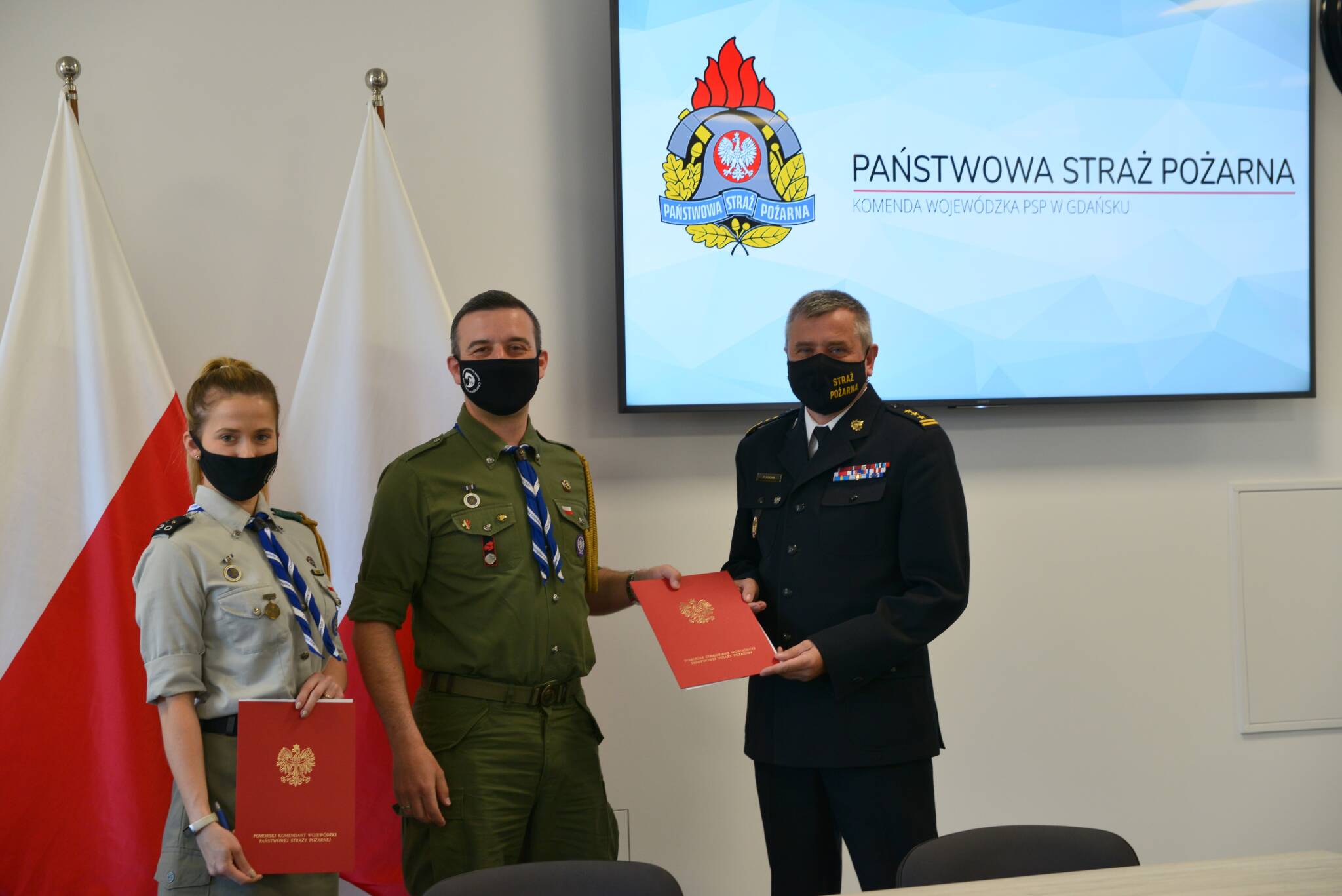Chorągiew podpisała porozumienie o współpracy z Komendą Wojewódzkiej Pomorskiej Państwowej Straży Pożarnej w Gdańsku